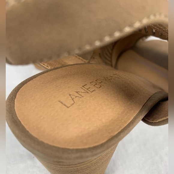 LANE BRYANT Dream cloud heel Camel Tan Color Women's bootie Size 10W - Picture 8 of 8